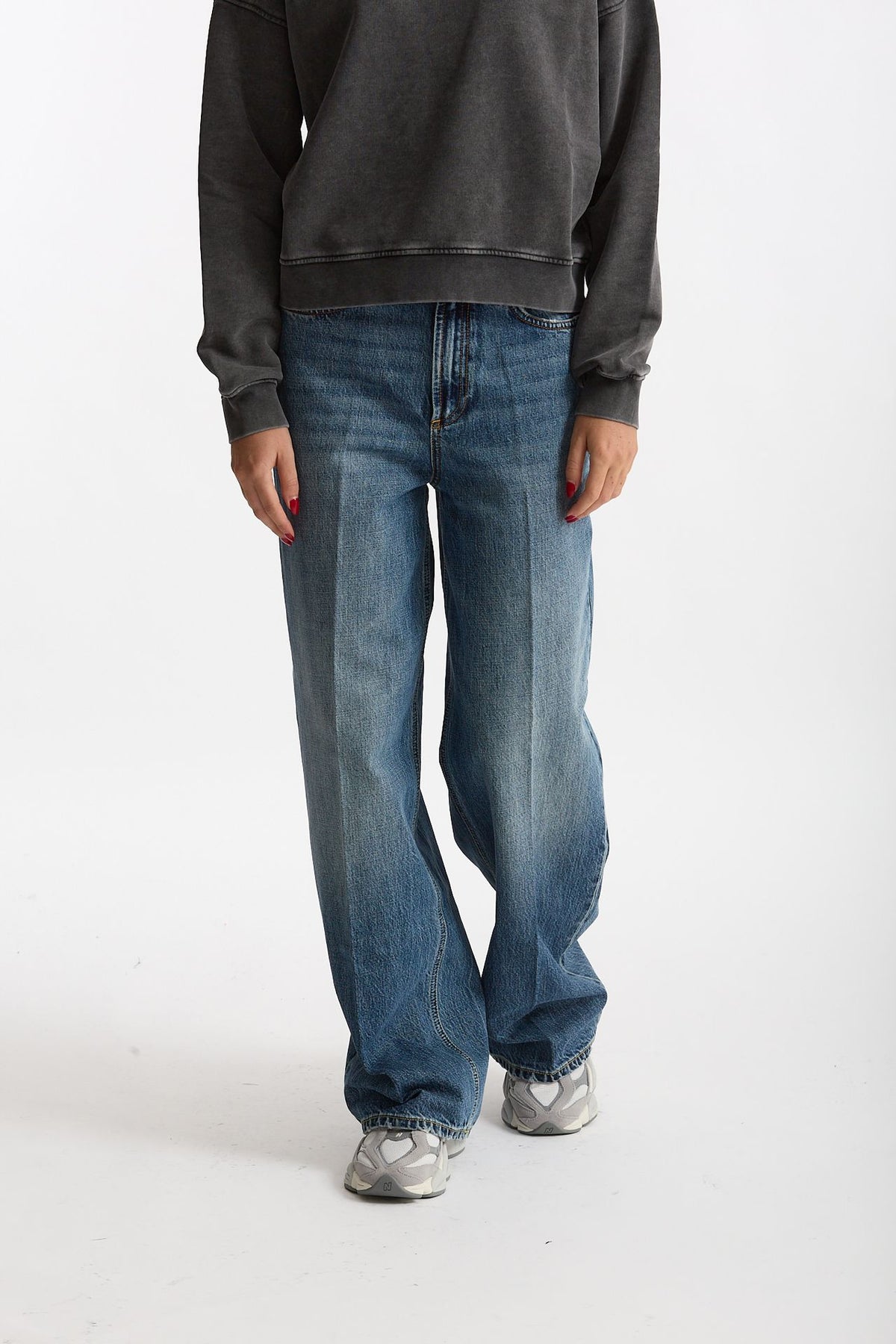 Jeans wide-leg EXPRESS Lavaggio medio scuro women Department five - 1