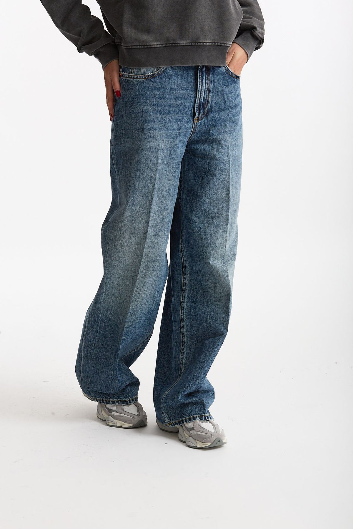 Jeans wide-leg EXPRESS Lavaggio medio scuro women Department five - 2