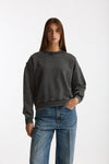 Felpa in cotone effetto slavato DUVAL grigio women Department five - 2