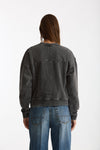 Felpa in cotone effetto slavato DUVAL grigio women Department five - 3