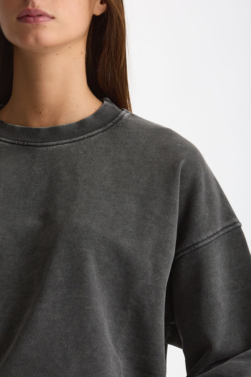 Felpa in cotone effetto slavato DUVAL grigio women Department five - 4