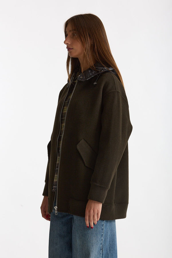 Bomber in lana ISLA verde militare women Department five