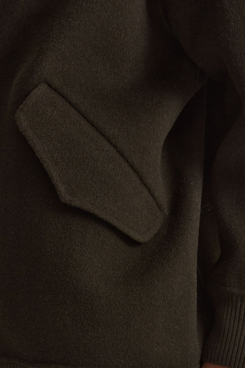 Bomber in lana ISLA verde militare women Department five - 6