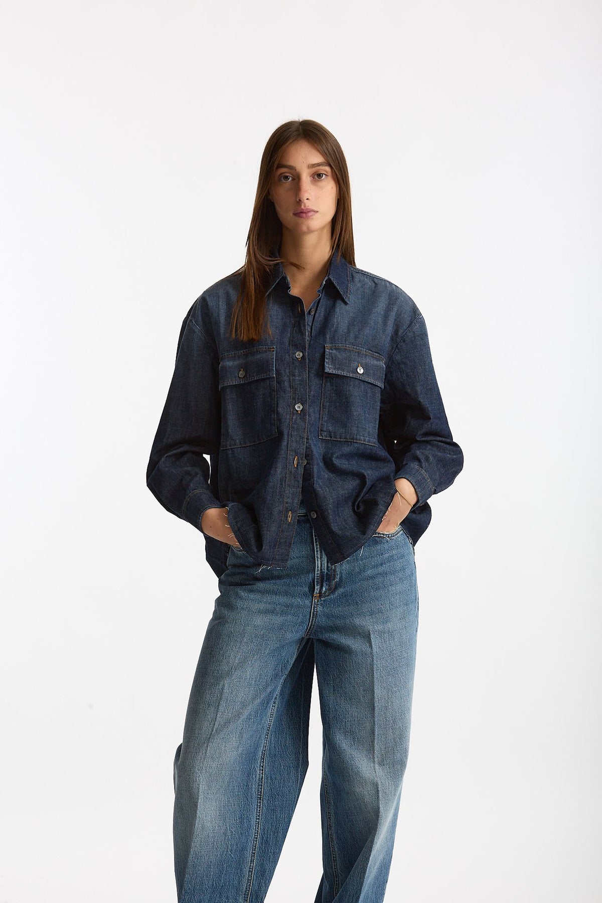 Camicia BROTHER denim oversize women Department five - 1