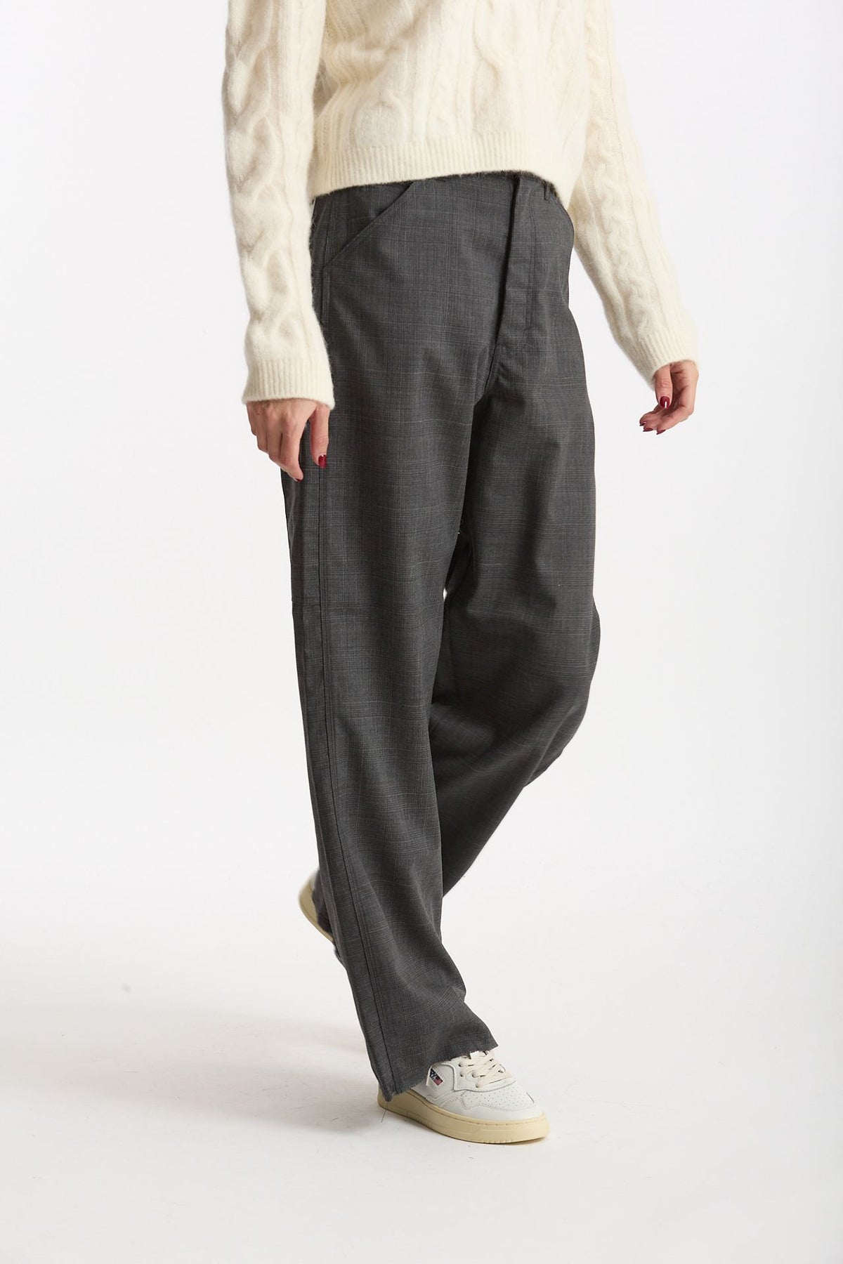 Pantalone work TYPE grigio women Department five - 3