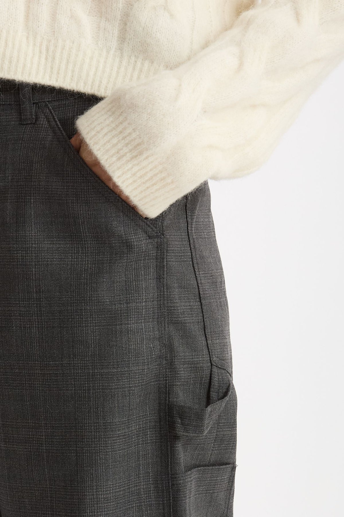 Pantalone work TYPE grigio women Department five - 4