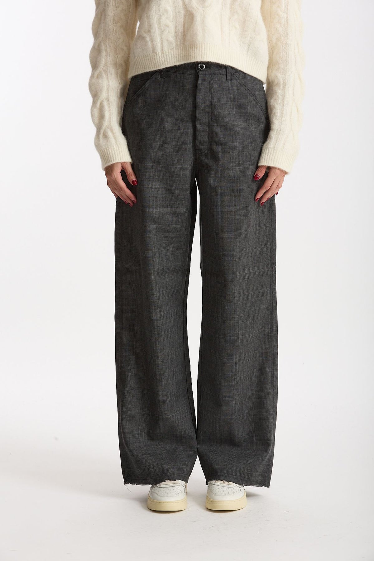 Pantalone work TYPE grigio women Department five - 1