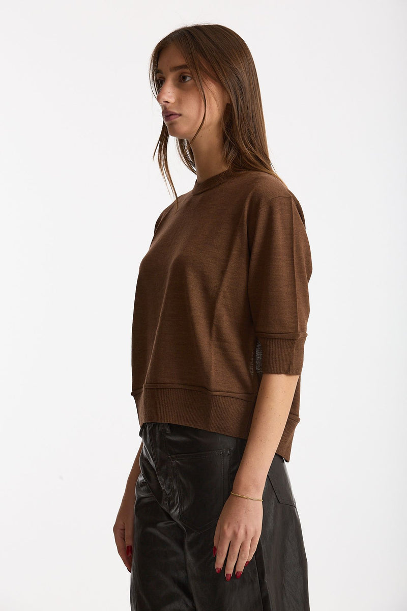 Maglia cut-out RAINI tabacco women Department five - 3