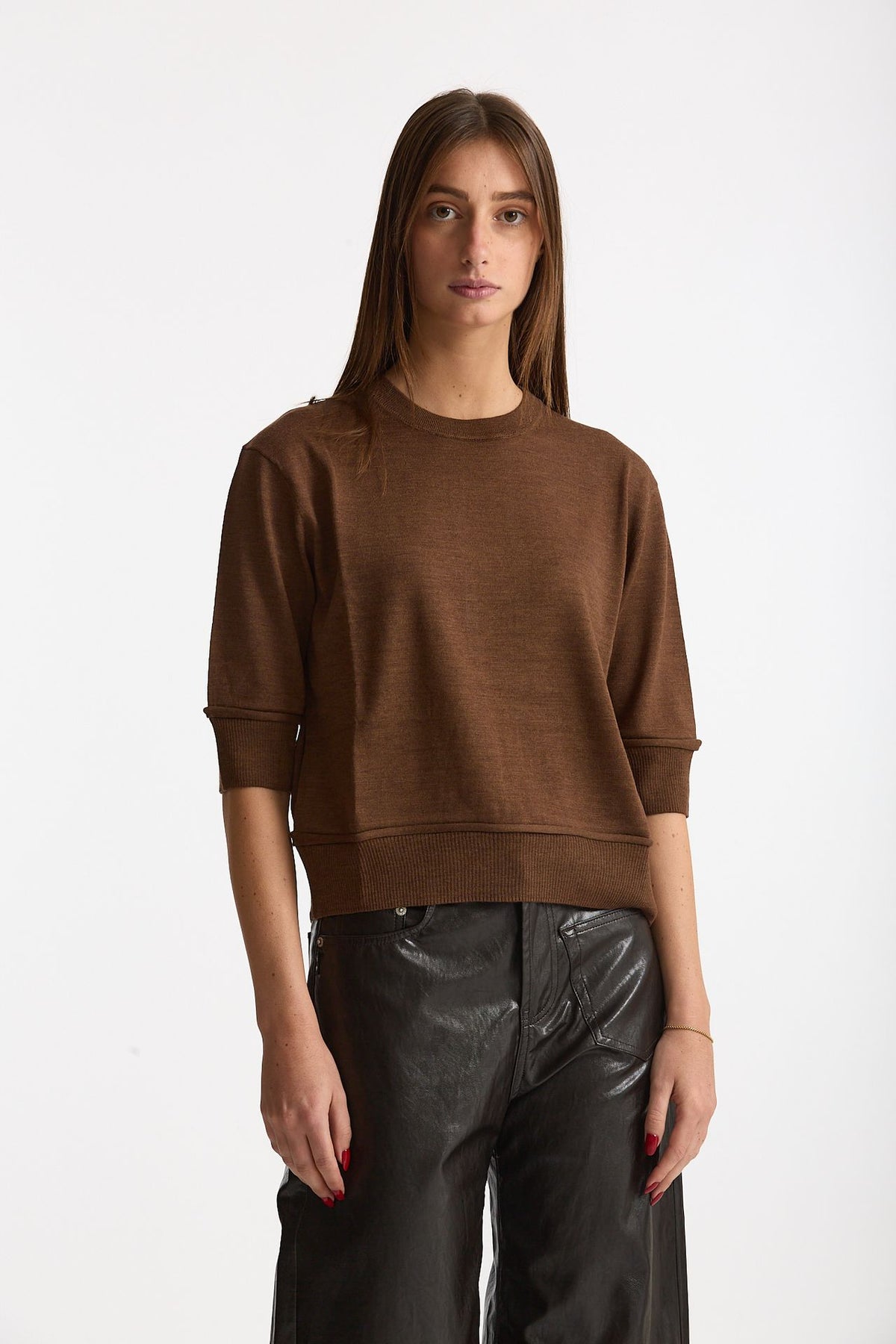 Maglia cut-out RAINI tabacco women Department five - 4