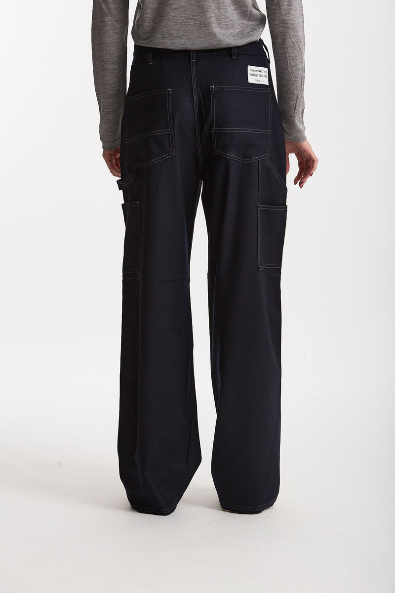 Pantalone work TYPE blu women Department five - 3