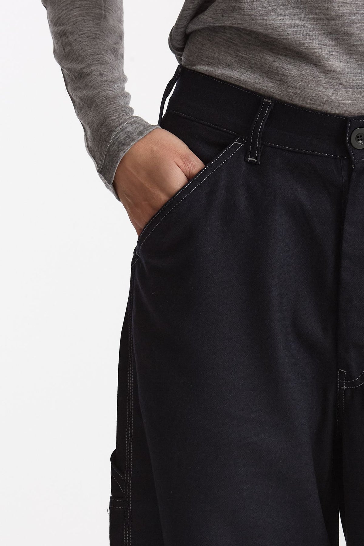 Pantalone work TYPE blu women Department five - 4