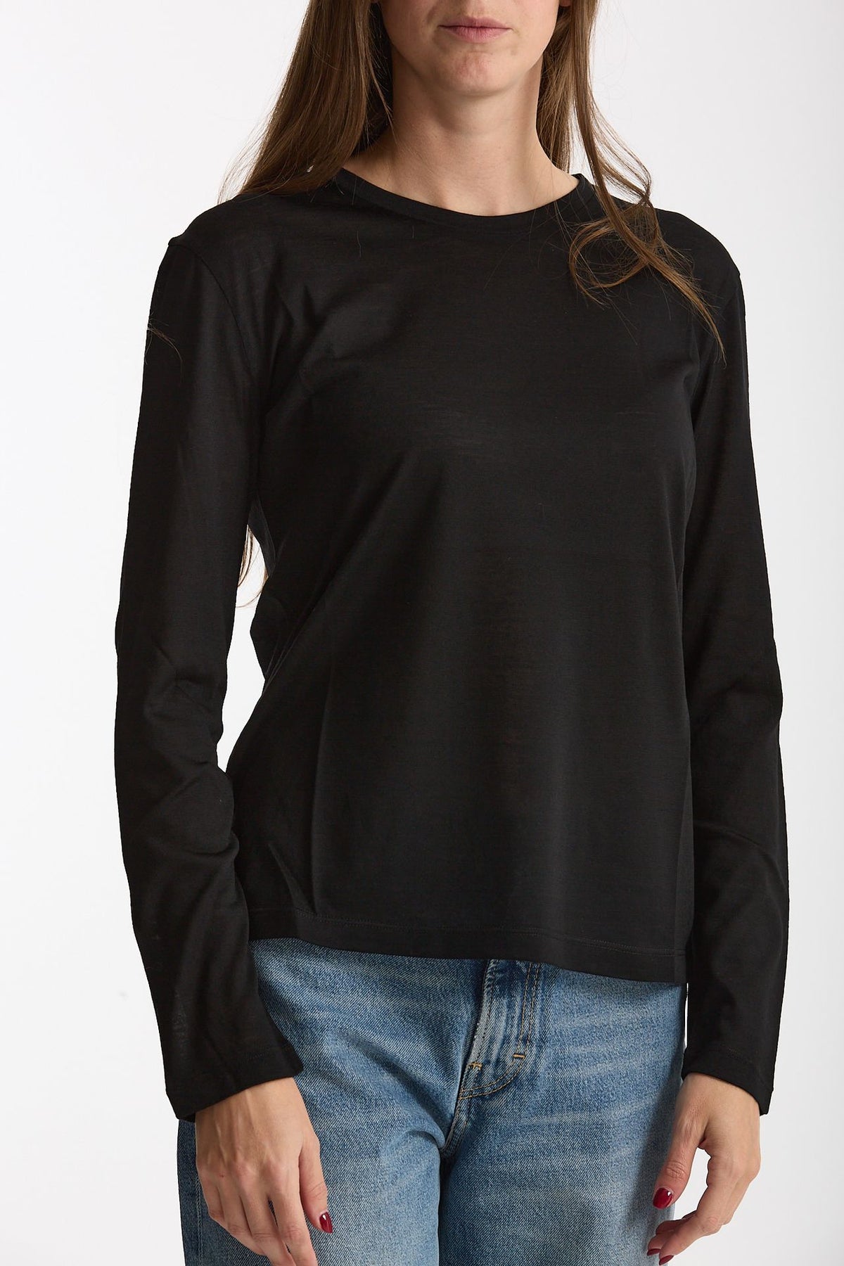 Maglia extra-fine GELLA nero women Department five - 4