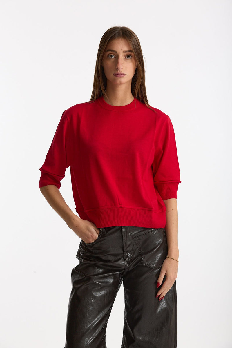 Maglia cut-out RAINI rosso acceso women Department five - 1