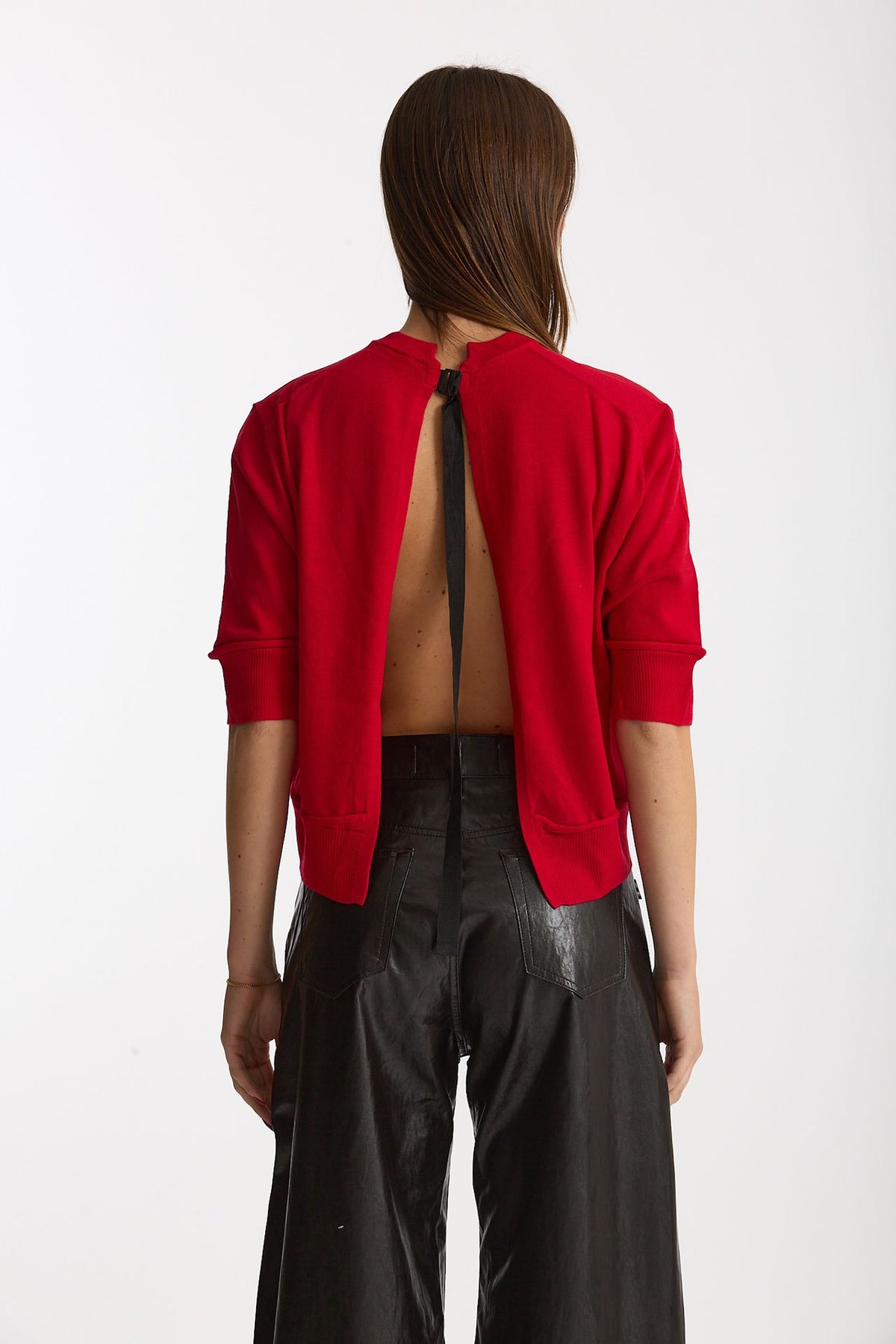 Maglia cut-out RAINI rosso acceso women Department five - 3
