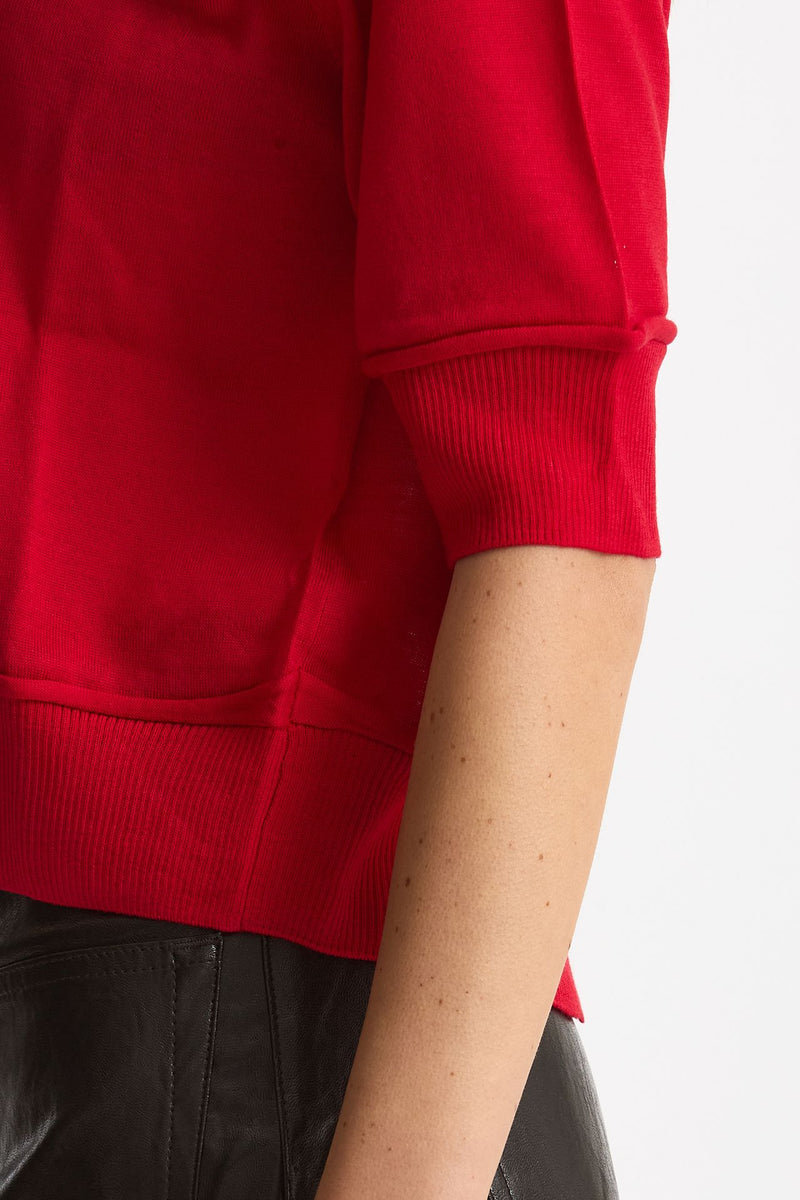 Maglia cut-out RAINI rosso acceso women Department five - 5