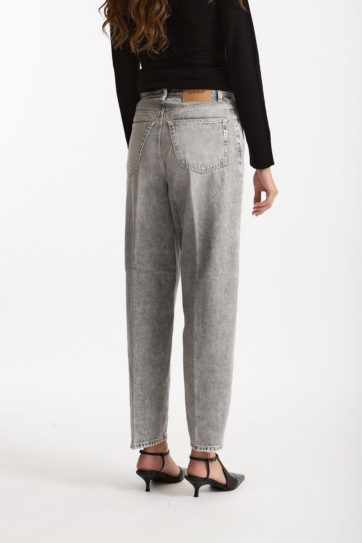 Jeans loose BESSIE lavaggio grigio vintage women Dondup - 3