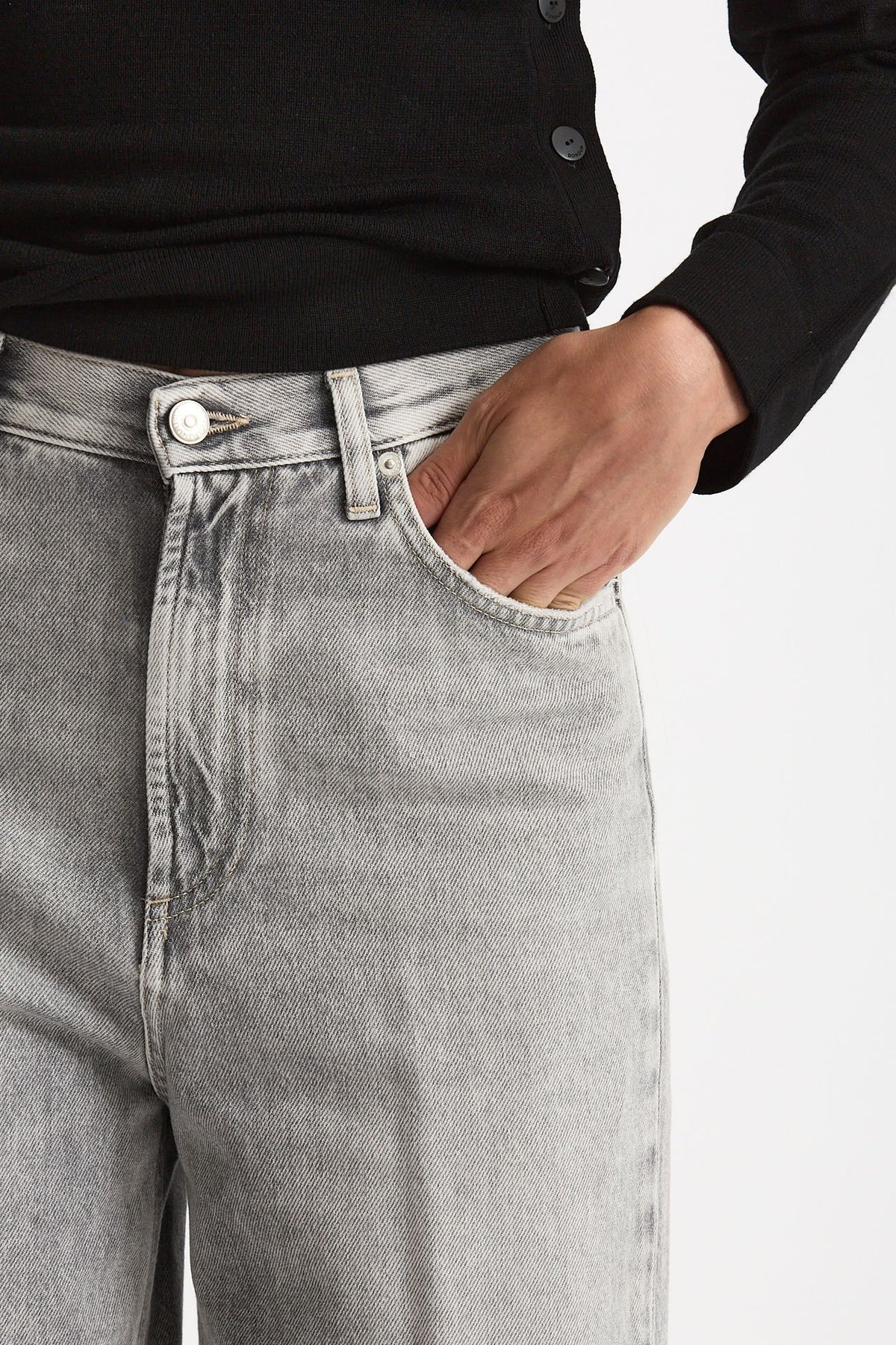 Jeans loose BESSIE lavaggio grigio vintage women Dondup - 4