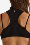Abito a costine girocollo nero women Dondup - 5