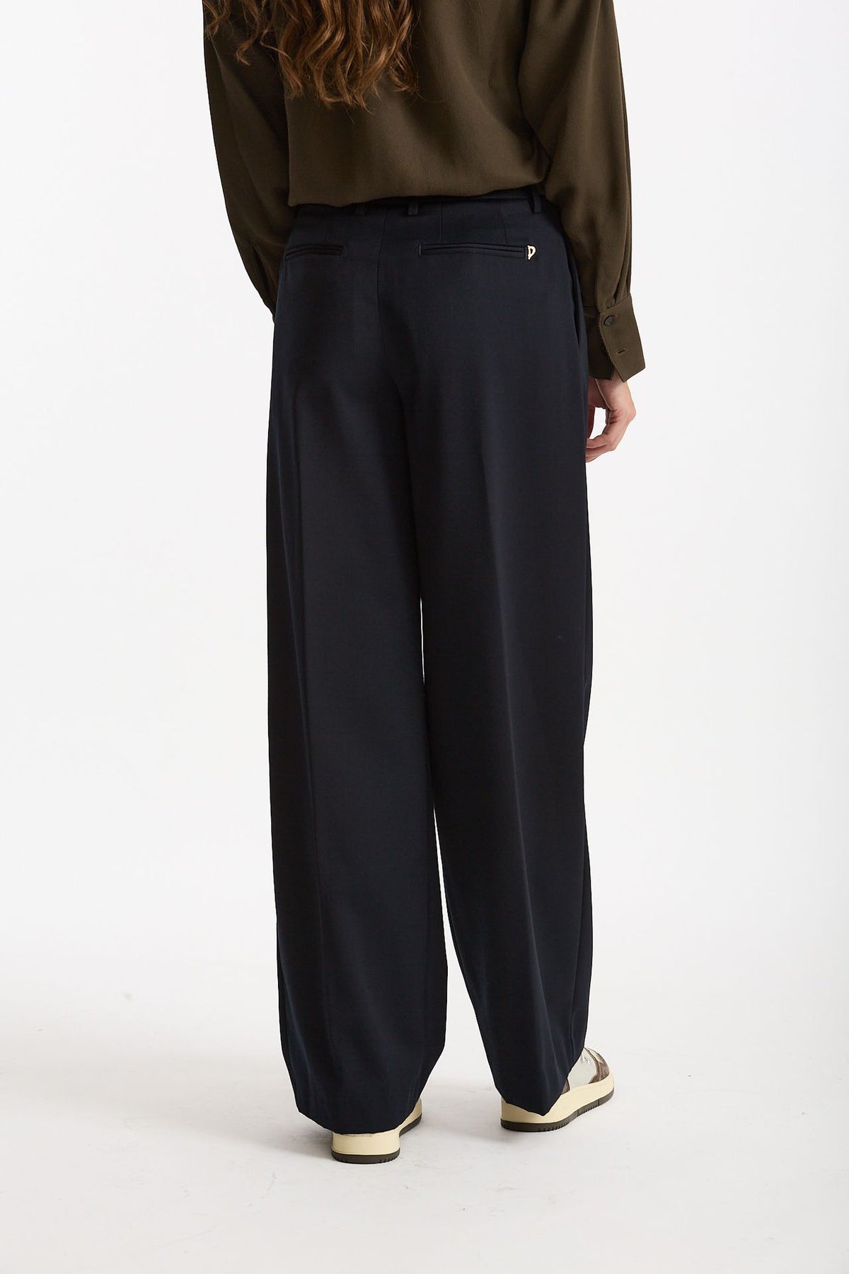 Pantalone wide leg LUCIANA blu women Dondup - 4