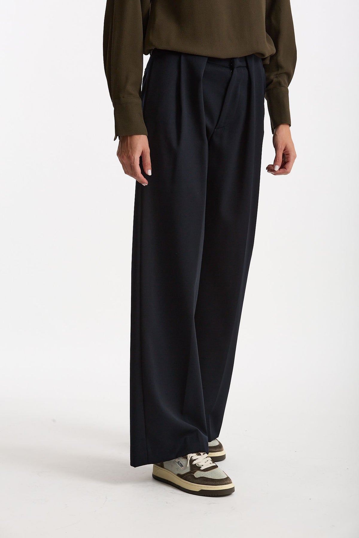 Pantalone wide leg LUCIANA blu women Dondup - 5