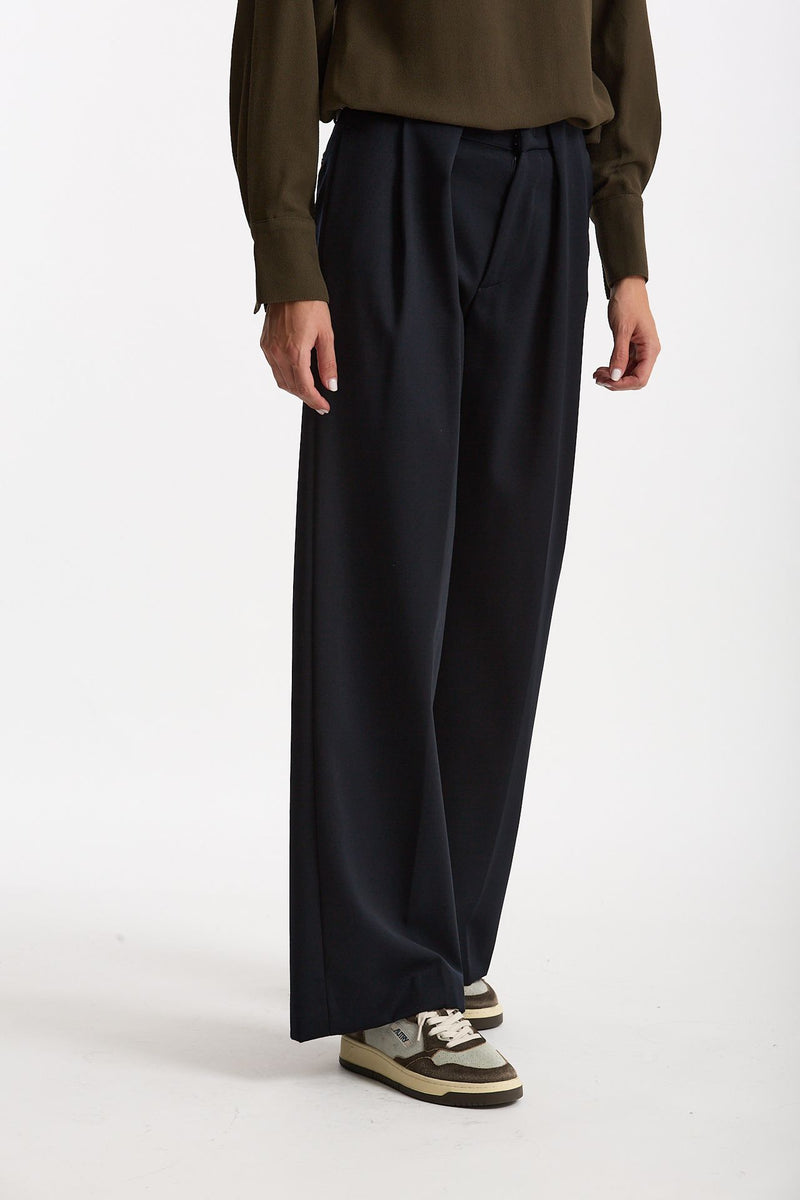 Pantalone wide leg LUCIANA blu women Dondup - 5