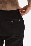 Pantalone slim in velluto NIMA nero women Dondup - 6