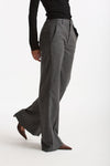 Pantalone palazzo grigio antracite women Dondup - 1
