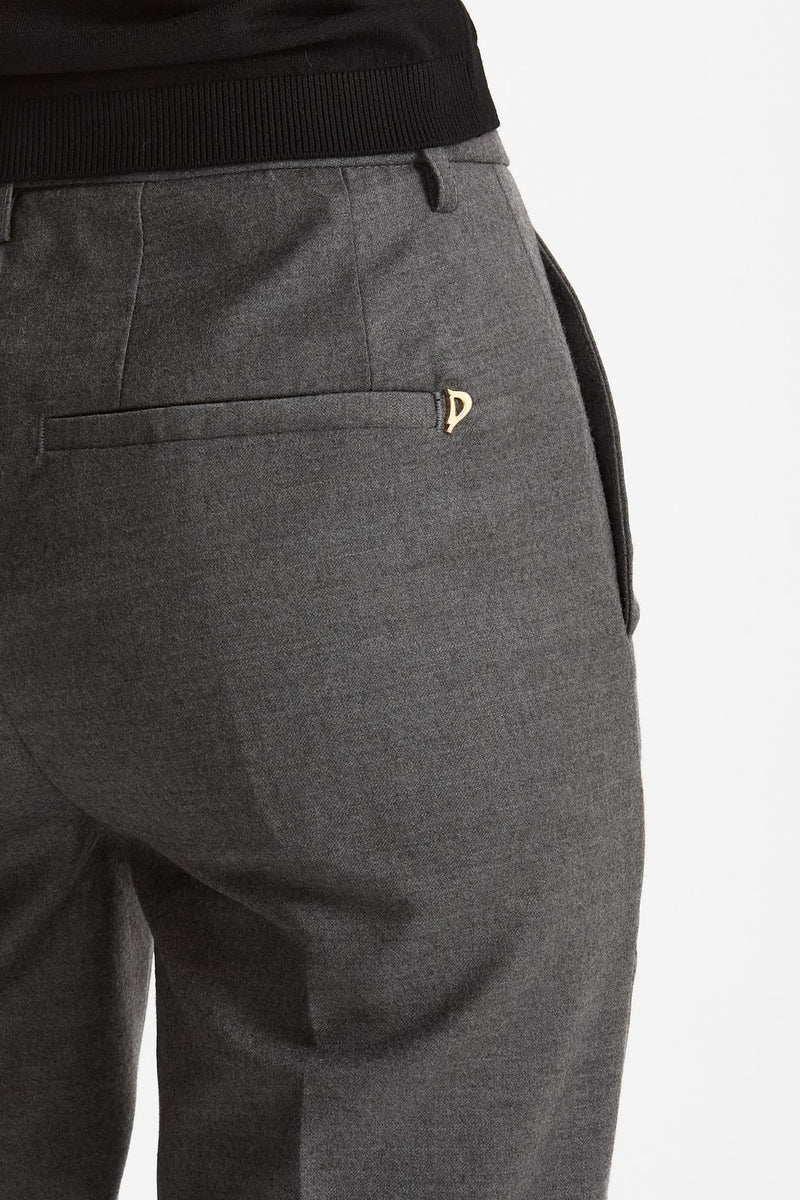 Pantalone palazzo grigio antracite women Dondup - 5