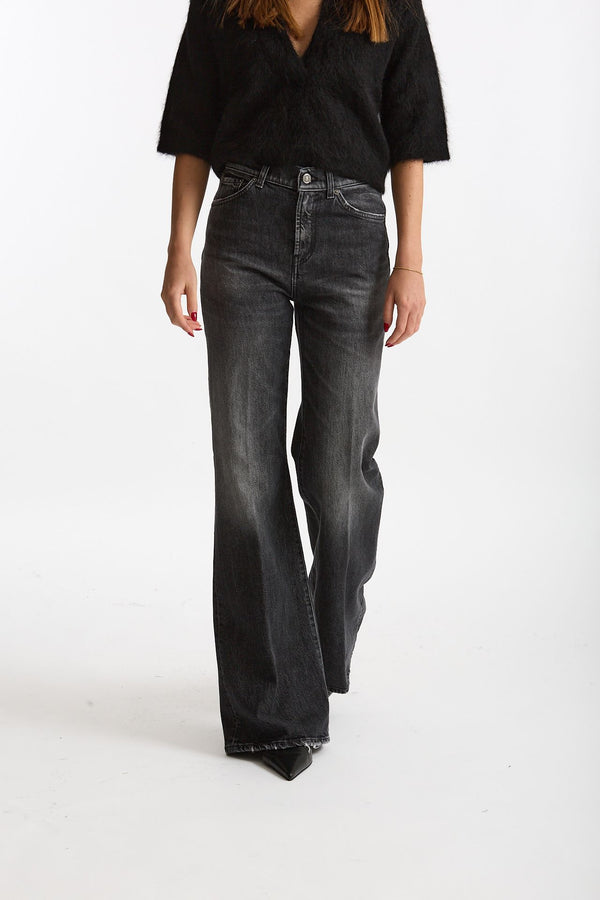 Jeans palazzo AMBER denim antracite women Dondup