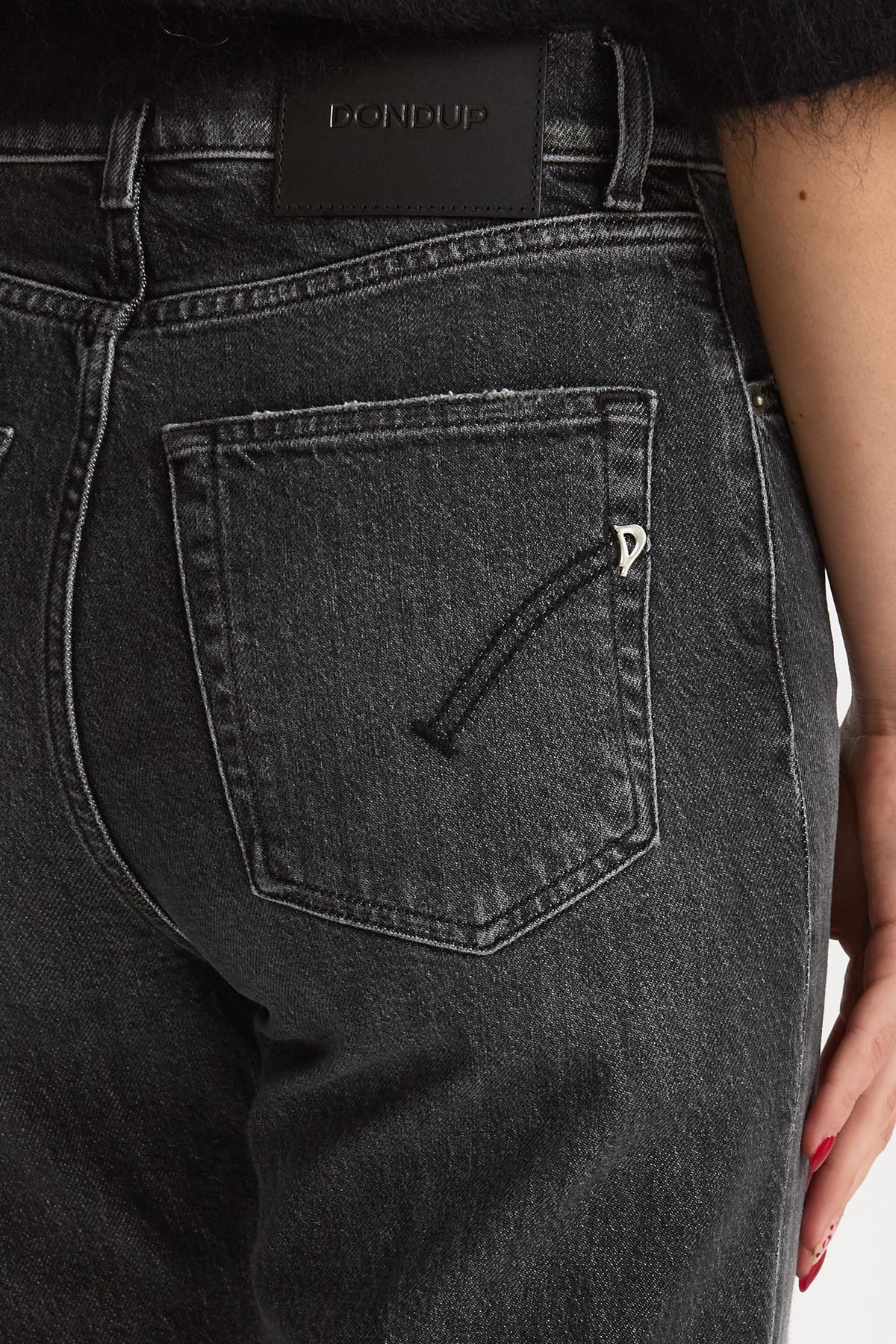 Jeans palazzo AMBER denim antracite women Dondup - 6