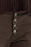 Pantalone slim NIMA in cotone marrone women Dondup - 4