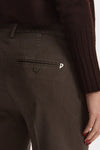 Pantalone slim NIMA in cotone marrone women Dondup - 6