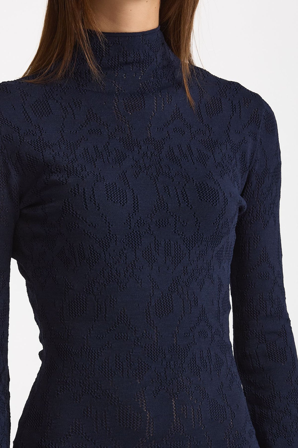 Abito ESIBIZIONISTA tricot slim blu women Dondup - 4