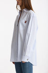 Camicia ESIBIZIONISTA over rigata bianco women Dondup - 1