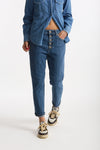 Jeans loose ESIBIZIONISTA KOONS in denim stretch women Dondup - 1