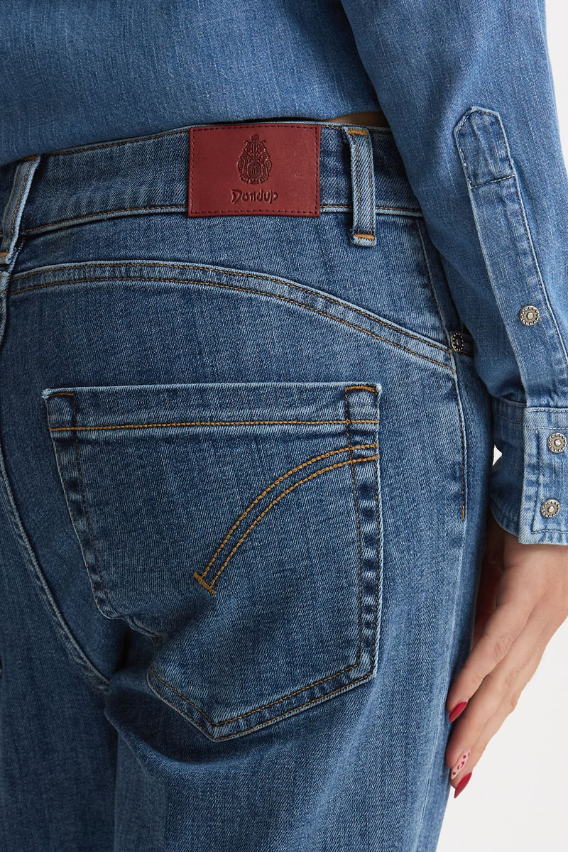 Jeans loose ESIBIZIONISTA KOONS in denim stretch women Dondup - 5