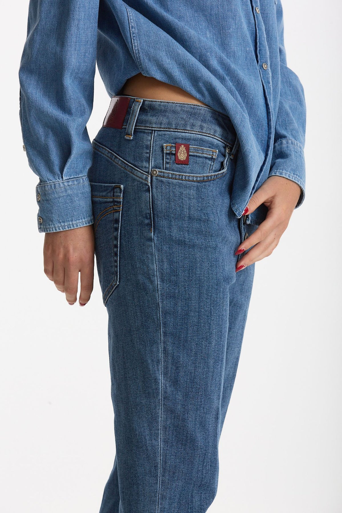 Jeans loose ESIBIZIONISTA KOONS in denim stretch women Dondup - 6