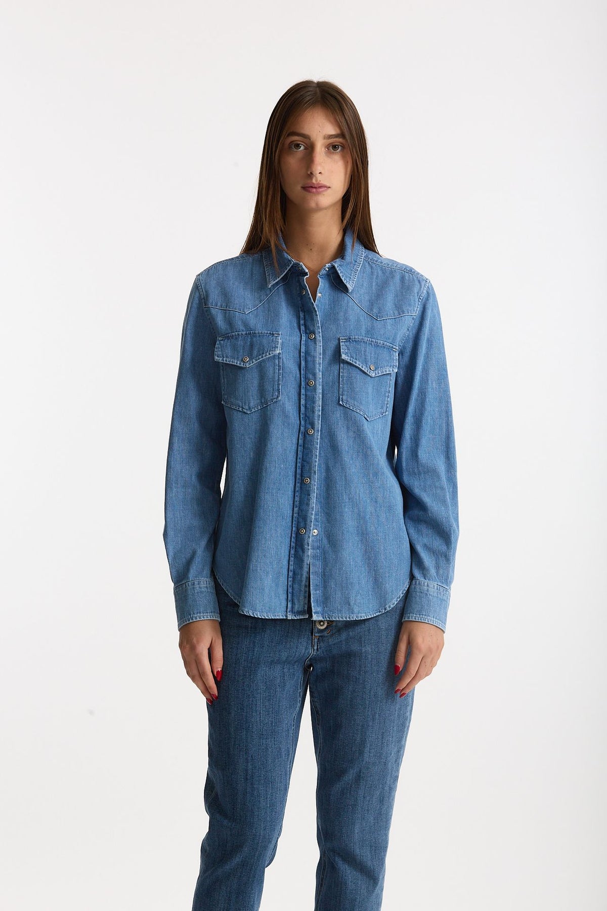 Camicia ESIBIZIONISTA in denim women Dondup - 2