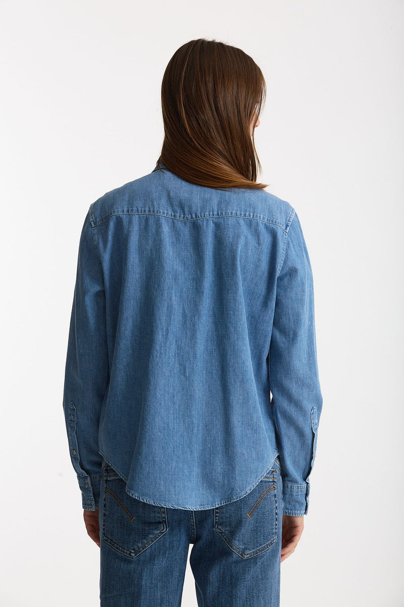Camicia ESIBIZIONISTA in denim women Dondup - 4