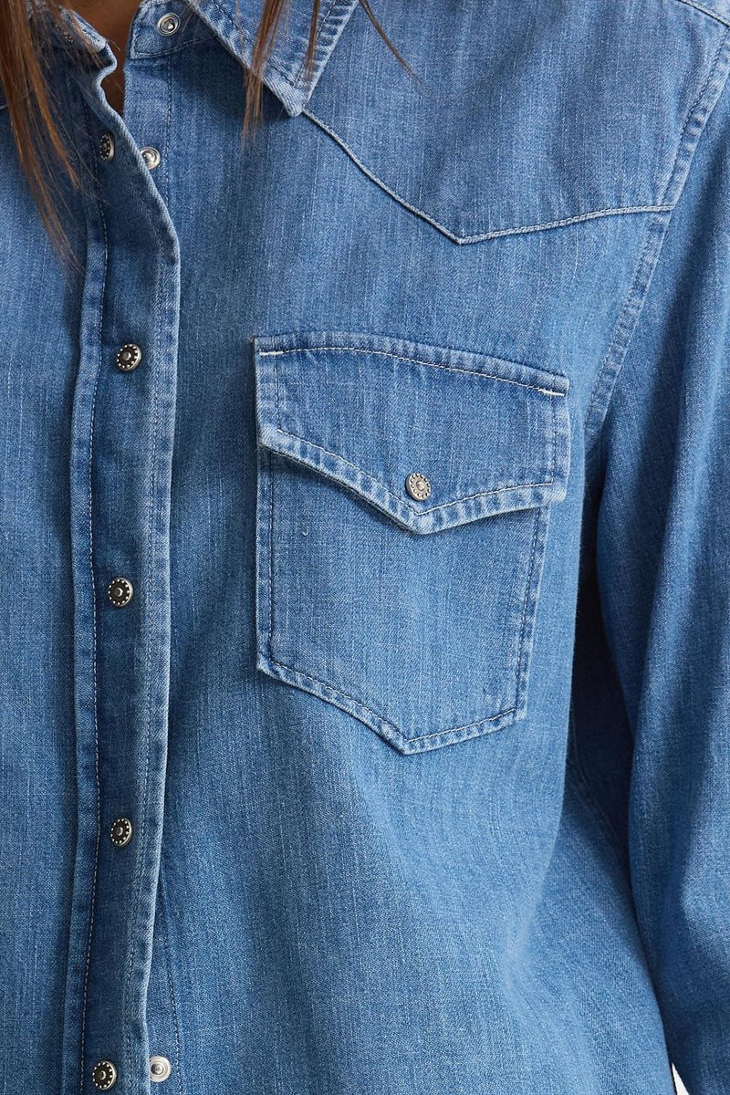 Camicia ESIBIZIONISTA in denim women Dondup - 5