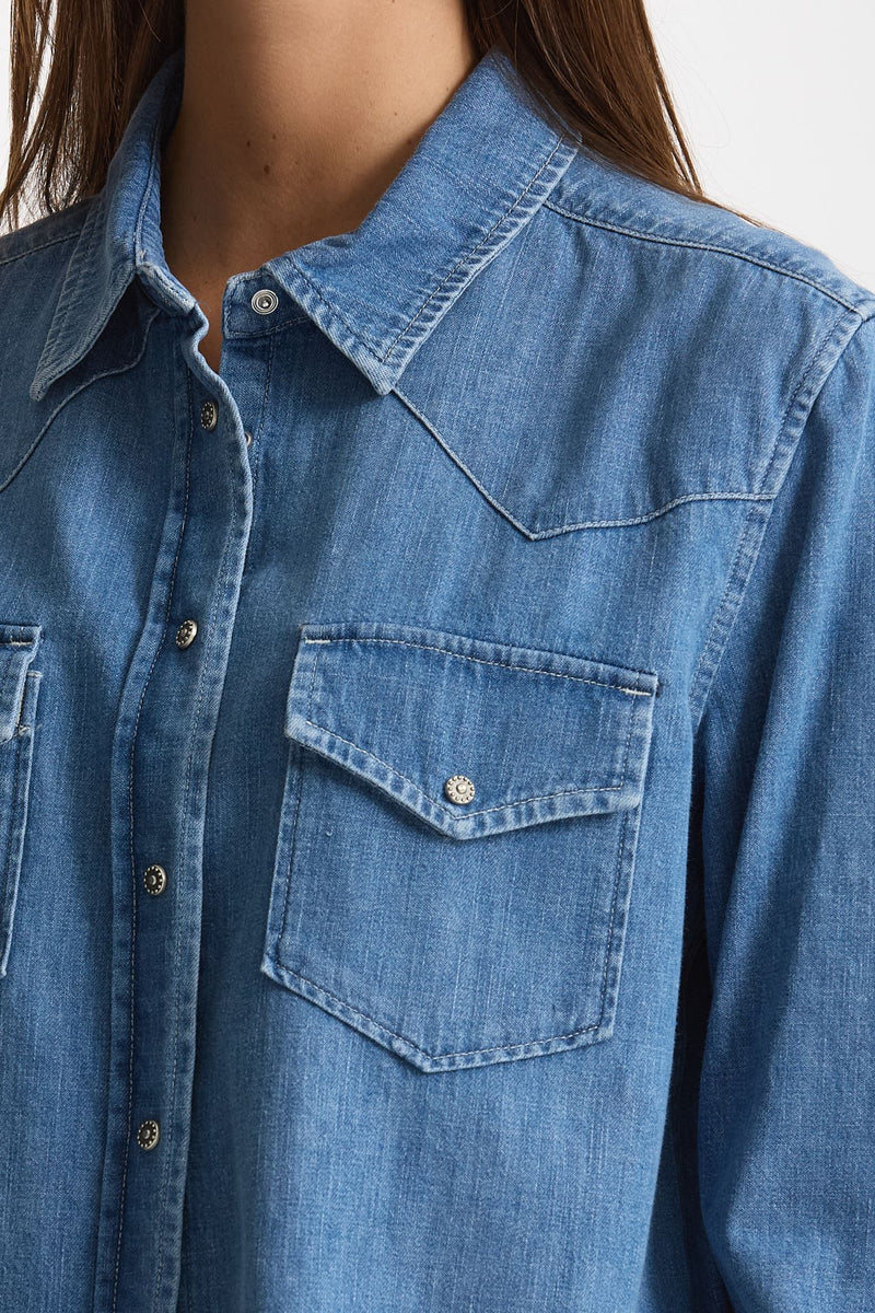 Camicia ESIBIZIONISTA in denim women Dondup - 6