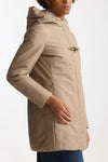 Giaccone TOGGLE in gabardina tecnica beige women Fay - 3