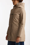 Giaccone TOGGLE in gabardina tecnica beige women Fay - 4