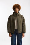 Bomber in microfibra verde militare women Fay - 8