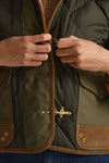 Giacca trapuntata tre Ganci verde militare women Fay - 5