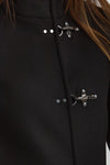 Cappotto slim VIRGINIA in panno di lana nero women Fay - 4
