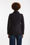 Cappotto slim in panno di lana blu women Fay - 3