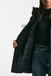 Giaccone TOGGLE in gabardina tecnica nero women Fay - 4