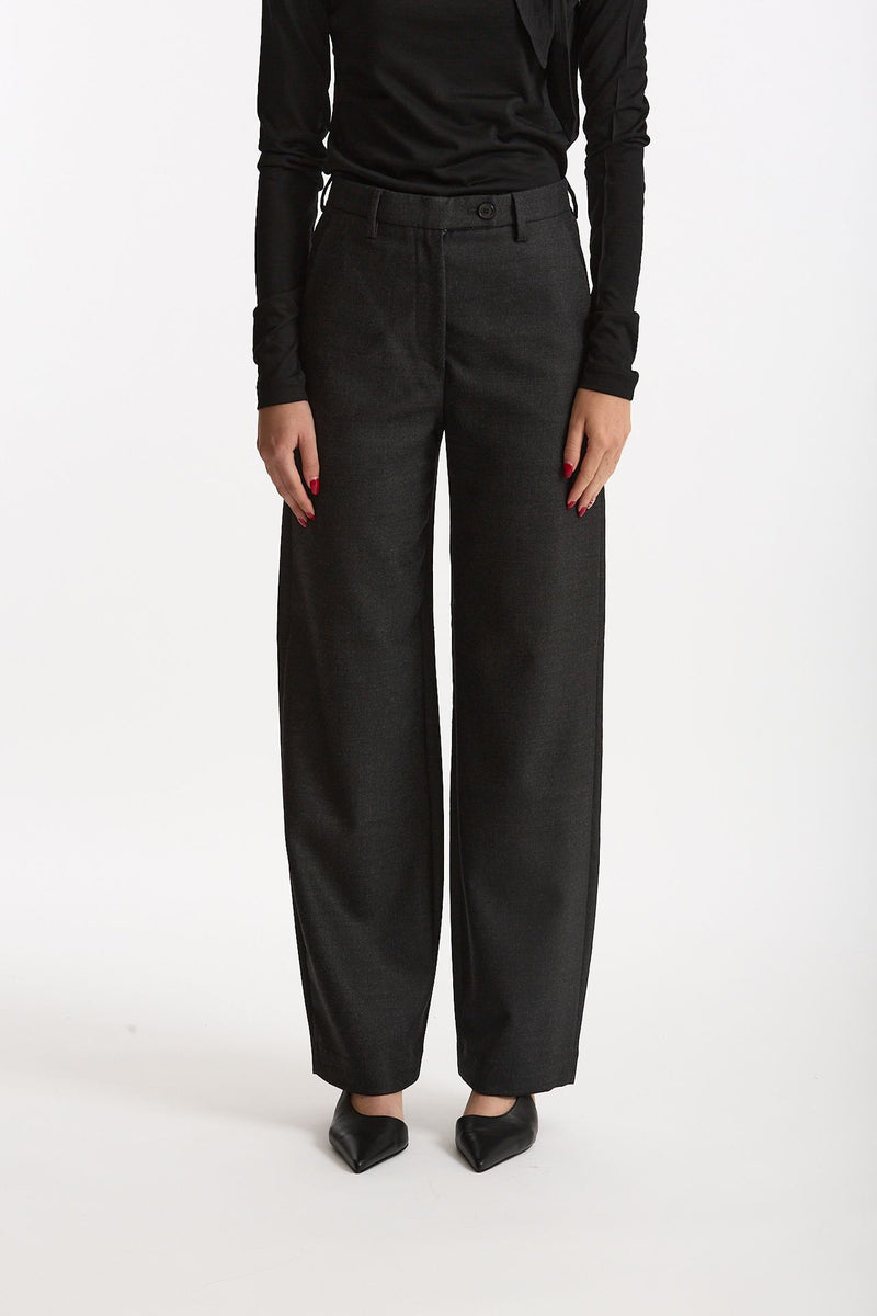 Pantalone in lana PHAEDRA grigio antracite women Grifoni - 1
