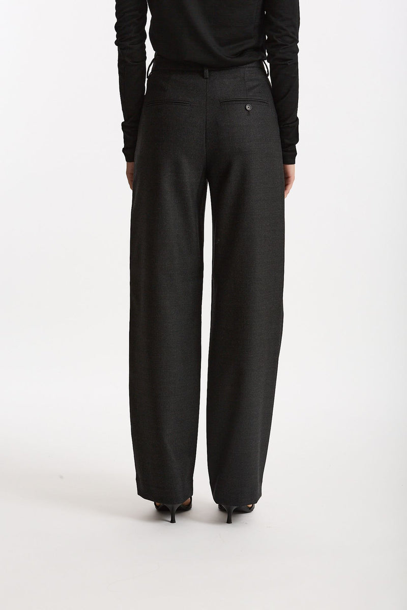 Pantalone in lana PHAEDRA grigio antracite women Grifoni - 2